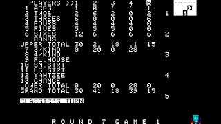 Apple II Game: Yahtzee (1978 Apple)