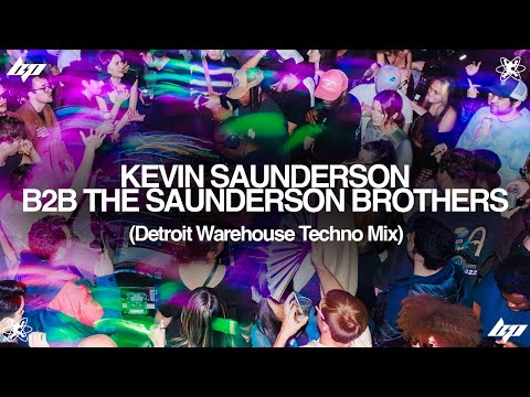 Big Pink 1 Year | Kevin Saunderson B2B The Saunderson Brothers | Detroit Warehouse Techno