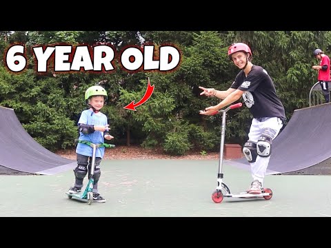 INSANE 6 YEAR OLD SCOOTER KID!