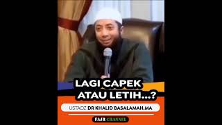 Download lagu TIRED OR EXHAUSTED....? - USTADZ KHALID BASALAMAH #shorts mp3
