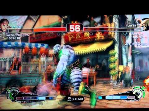 SSF4: Air (Ryu) vs Seizooo (Zangief) - Japanese XBL ranked