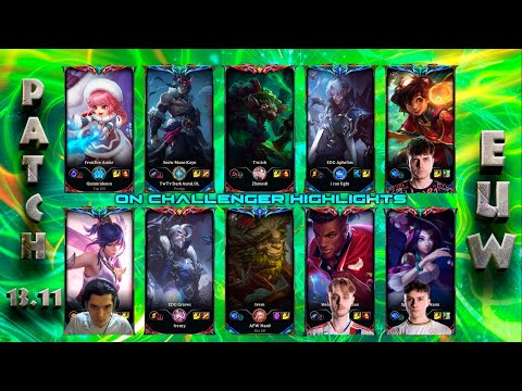 EUW Challenger Match #677 Highlights Patch 13.11 [ME - Raxxo, LDLC OL - Jeskla, Aegis - Hantera]