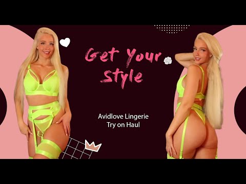 Sexy Garter Lingerie Try on Haul | Avidlove ft. Linsey Donavan
