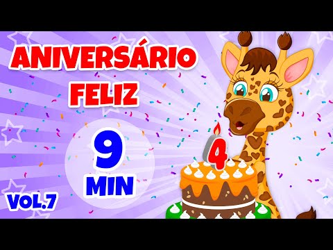Aniversário Feliz Vol. 7 - Giramille 9 min | Desenho Animado Musical