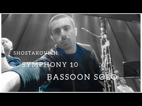 Shostakovich Symphony 10 - Opening Bassoon Solo