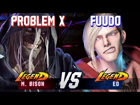 SF6 ▰ PROBLEM X (M.Bison) vs FUUDO (Ed) ▰ High Level Gameplay