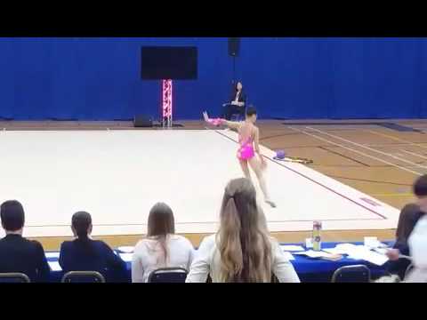 Phillipa Museva Grade7 U12 Ball, National Grades Final 2016, Stars Academy Rhythmic Club UK