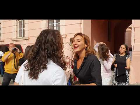 Carmen Iohannis la deschiderea anului școlar 2022 la Colegiul Național Gheorghe Lazăr