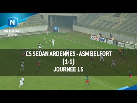 J15 : CS Sedan Ardennes - ASM Belfort (1-1), le résumé