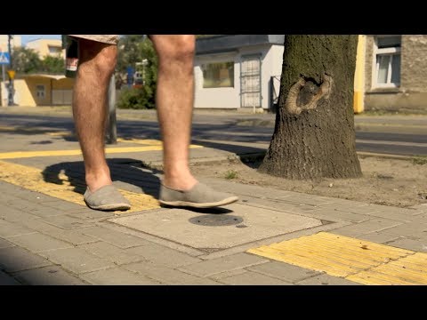 Bydgoszcz and a slalom for the blind? This absurdity cost 40 million złoty! #RoadAbsurdities