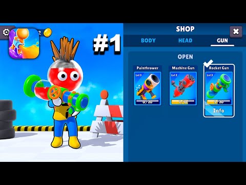 Dye Hard - Color War - New Release - Hyper Hybrid Casual - Gameplay Walkthrough (iOS & Android) - YouTube