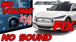 How To Fix Volume on Mustang Mach E. 0 Audio Volume.