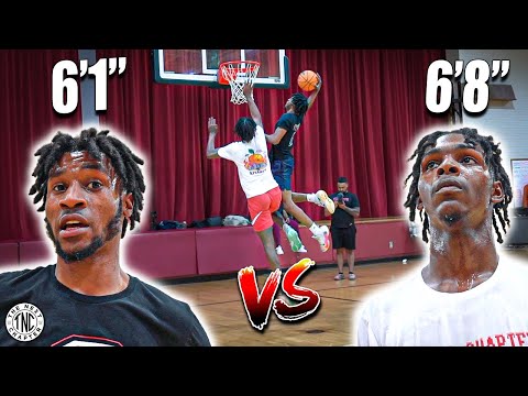 Moon CHALLENGES 6'8" Hooper Robby Field Jr To A 1v1 For $1,000! (TNC vs ATL)