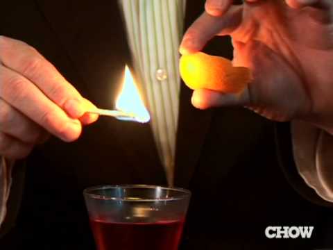 How to Flame a Citrus Peel - CHOW Tip