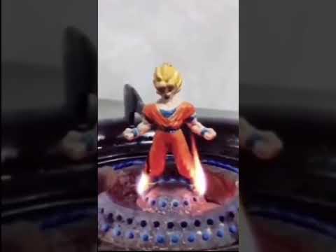Goku super saiyan 2 on gas stove🤣