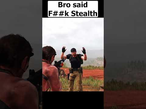 When stealth is optional #shorts #mgsv #phantompain #metalgearsolid #stealth