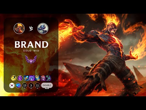 Brand Mid vs Fizz - KR Master Patch 13.22