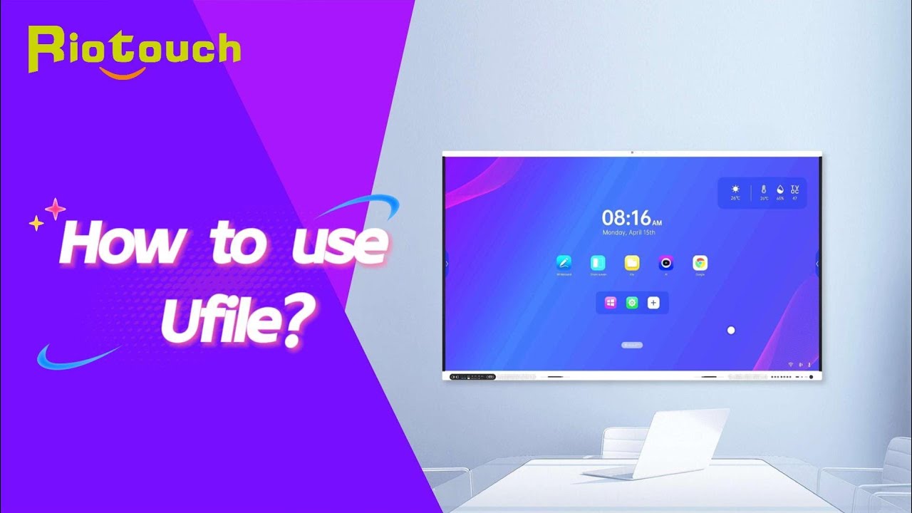 UFile product demo video thumbnail — Smart File Manager for Interactive Displays