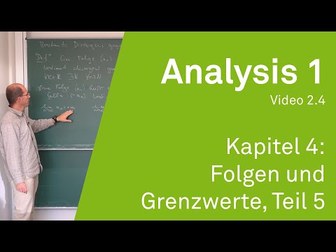 Analysis 1 WS 20/21 Video 2.4 - Kapitel 4: Folgen und Grenzwerte, Teil 5