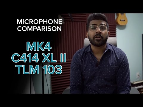 Microphone Comparison - TLM 103 vs Sennheiser mk4 vs AKG C414 XL II