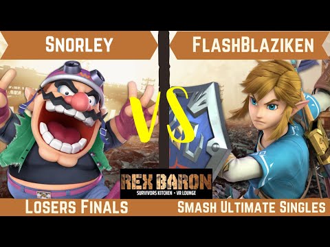 Rex Baron 4 Losers Final - Snorley (Wario) Vs. FlashBlaziken (Link)