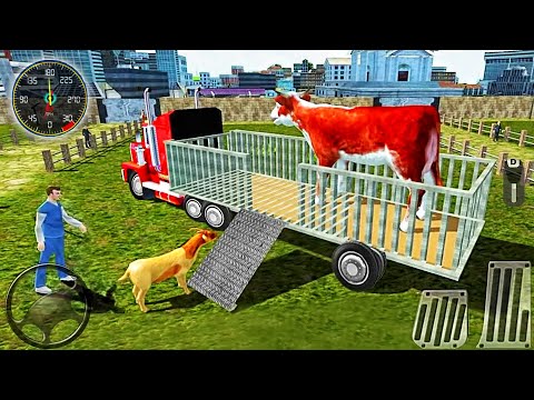 Real Tractor Farm Animal Truck Driving Transport Simulator - Android GamePlay