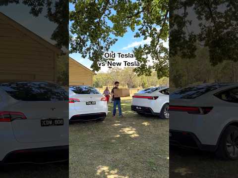 Old Tesla vs New (Auto Tailgate FAIL) #tesla #teslamodely #teslaowners