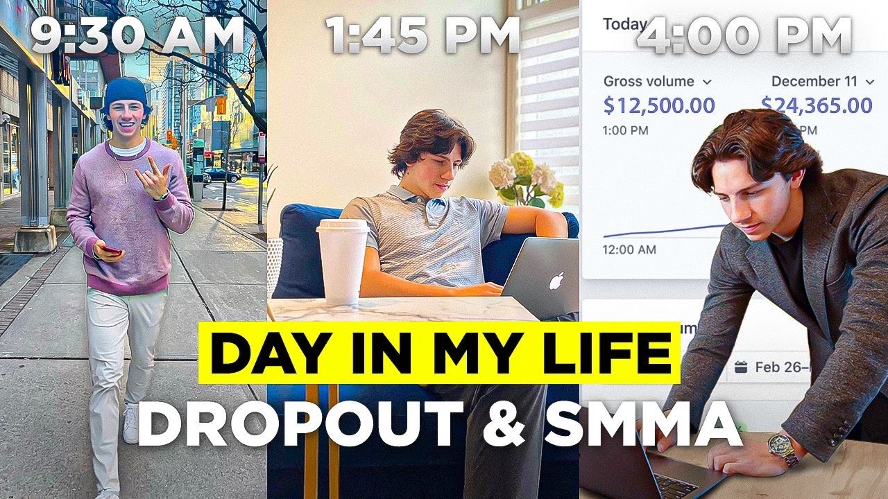 Day In The Life of a University Dropout & SMMA Owner
