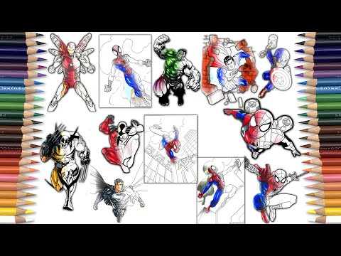 EPIC SUPERHEROES Coloring Pages (May 20210) [NCS] High Live - Savannah - Fire - Finally Healing