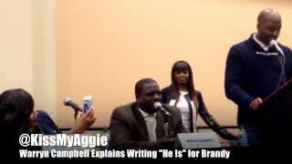 Warryn and Erica Campbell Talk Writing &quot;He Is&quot; for Brandy