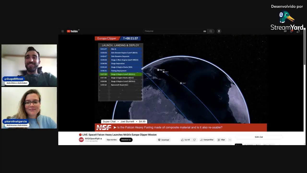 [LIVE] Lançamento da sonda Europa Clipper