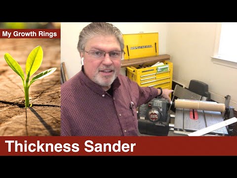 Homemade Shopsmith Thickness Sander, AKA: Lathe-Mounted Surface Drum Sander