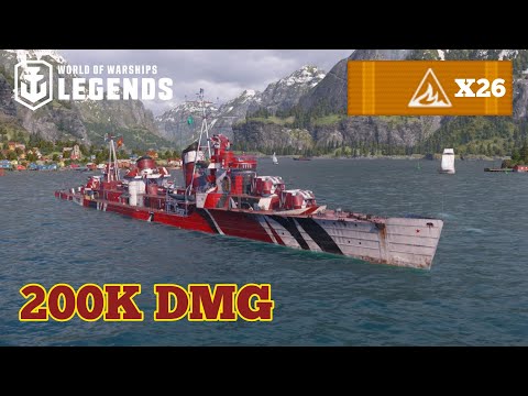 Khabarovsk 200K 26 Fires Rampage! World Of Warships Legends