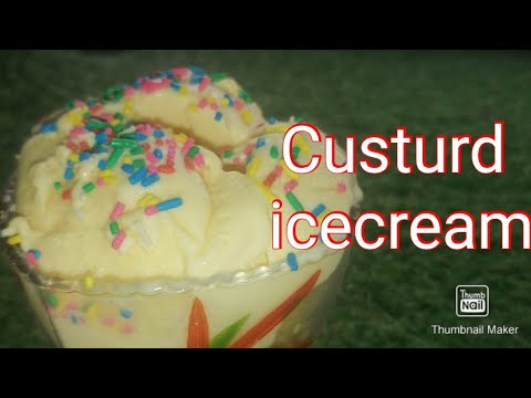 Homemade custurd icecream #Custurdpowder#custurd icecream#VDALROUNDER