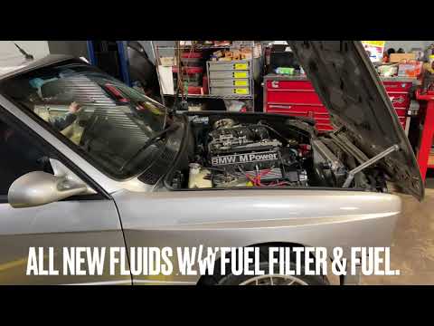 CAtuned BMW E30 M3 EVO S14 1st start up after 3 years