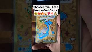 Choose Your Insane Gold Pokemon Card 🔥🤩 #pokemoncards #pokemon #pokemontcg #trending #shorts