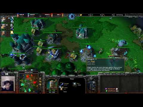 Valdis (HU) SoKeR (NE) vs - FpXy (Orc) AtheistP (HU) - WarCraft 3 - 2v2 - WC3345