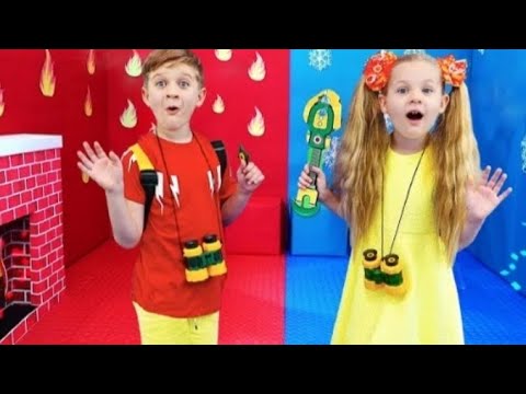 Diana and Roma 24 Hours on roller skates and other funny Challenge