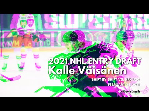 2021 NHL Draft | Kalle Väisänen (#92) Shift by Shift vs. HPK U20 February 26, 2021