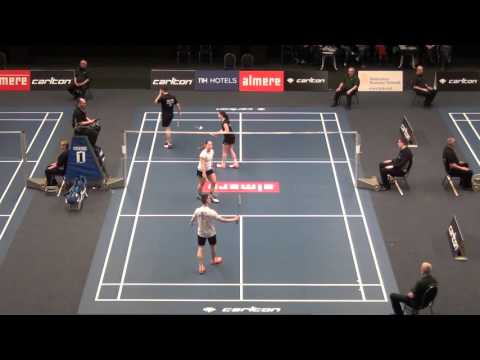 2016 Dutch National Badminton Championships - XD QF - Jille/Tabeling vs. Maas/Seinen