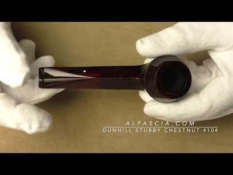 Dunhill Stubby Chestnut 4104 - pipe D660