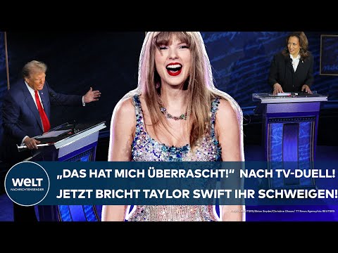 TV-DUELL: Donald Trump gegen Kamala Harris! "Das hat mich überrascht!" Swift bricht ihr Schweigen!