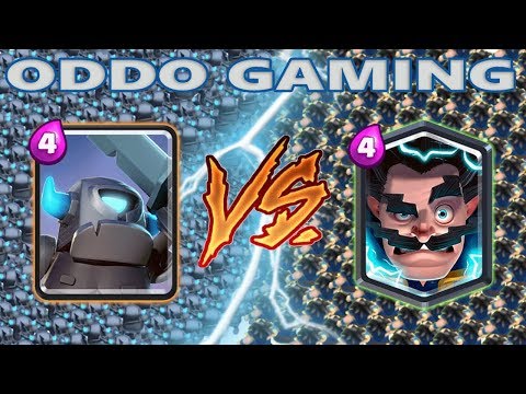 MINI PEKKA VS ELECTRO WIZARD - CLASH ROYALE BATTLE #99