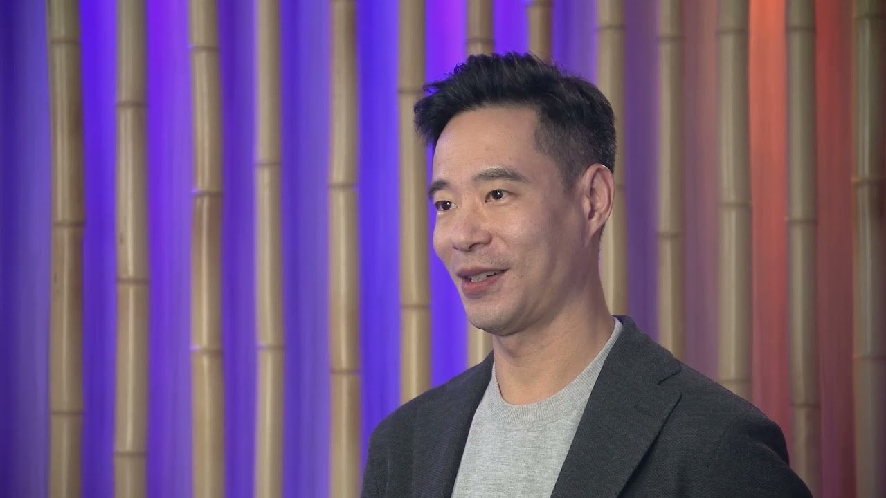 Andrew Wong on stage