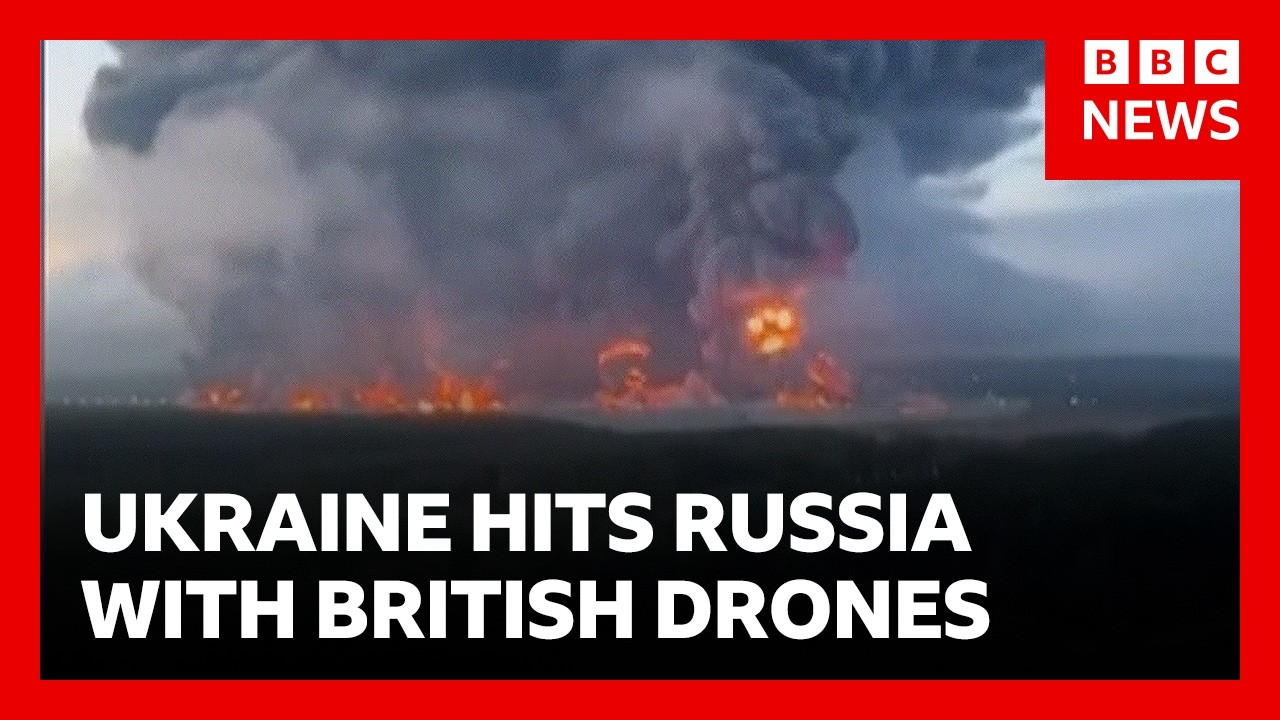 Video: Ukraine deploys British-made drones in strikes on Russian oil sites and warehouses