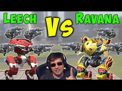 LEECH VS RAVANA: Best Exotic Fun Setup Robot? War Robots Test Gameplay WR