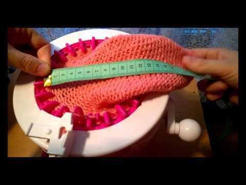 Связать шапку для куклы на детской вязальной машинкe creative girl