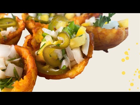 Ceviche Recipe | Grouper Ceviche | Tropical Ceviche Plantain Cup | How to make Plantain Cups🐟