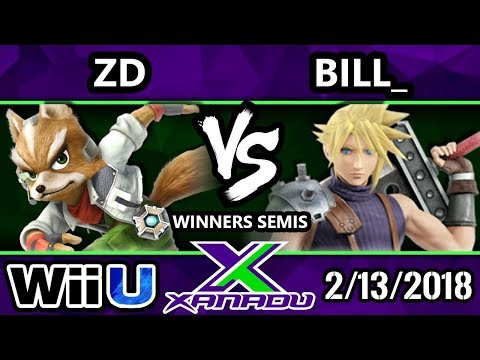 S@X 241 Smash 4 - ZD (Fox) Vs. Bill_ (Cloud) - SSB4 Winners Semis - Smash Wii U