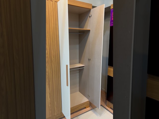 Guarda-Roupa Casal Hungria 6 Portas 3 Gavetas Nature/Off White - Panorama Móveis